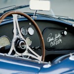 Steering wheel and dashboard of the 1963 Shelby Cobra 289 Mk. I