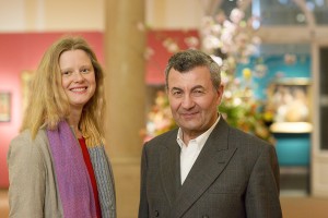 Alain Tarica und seine Partnerin, die Künstlerin Andrea Nehring, zu Besuch im Palais Dorotheum