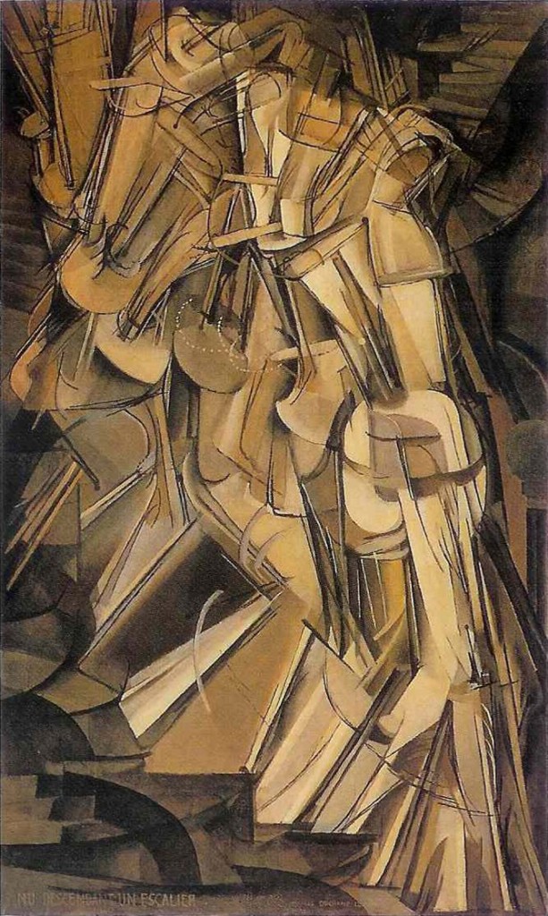 Duchamp's Nude descending a Staircase