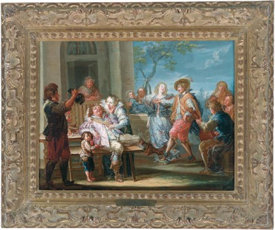 In the (Rococo) painter's studio with Johann Georg Platzer ...