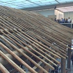 Ai Weiwei Wang ancestral hall rafters side view