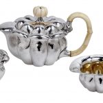 Wiener Werkstätte 3-part tea set designed by Josef Hoffmann