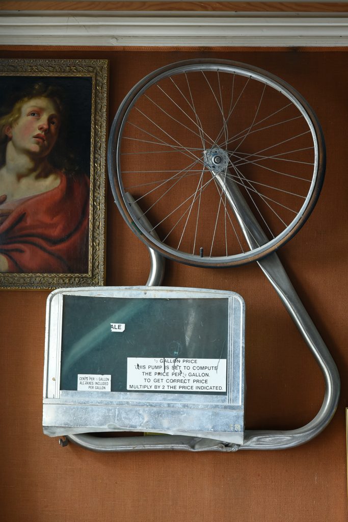Robert Rauschenberg’s Hommage à Duchamp portrait of Saint Jean artist wheel