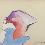 Maria Lassnig, self porträt, 1962, Schätzwert € 35.000 - 50.000