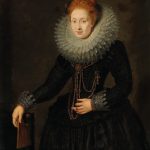 Antwerp School, circa 1620, a pair, Portrait of a gentleman and Portrait of a Lady (2) price realised € 466,00