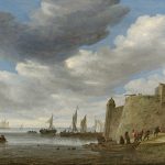 Auction Week October 2017: Salomon van Ruysdael (1600/03–1670), A river estuary by a fort, oil on canvas, 67.3 x 88.8 cm, € 200,000 – 300,000