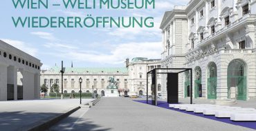 Der neue Eingangsbereich des Weltmuseums Wien am Heldenplatz. © Ralph Appelbaum Associates/Hoskins Architects