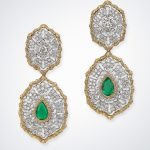 Buccellati, brilliant-emerald drop earrings