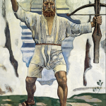 FERDINAND HODLER, Wilhelm Tell | 1896/97 © Kunstmuseum Solothurn, Vermächtnis Margit Kottmann-Müller in Erinnerung an ihren Ehemann Dr. Walther Kottmann, 1958, Foto: Kunstmuseum Solothurn