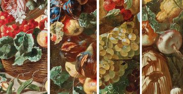 Giovanni Paolo Castelli, gen. Lo Spadino, Allegorie des Frühlings, Sommers, Herbsts und Winters, Öl auf Leinwand, je 131 x 94 cm, je € 80.000 – 120.000