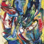 Auktionsergebnisse 2017 Asger Jorn Brokigt brak-Patchy quarrel