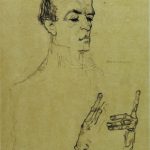 Jubilare: Schiele Skizze