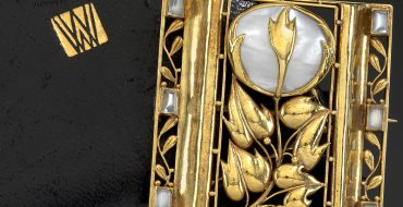 Brooch Josef Hoffmann wiener moderne flowers