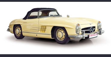 Mercedes Benz 300SL Außen Elfenbein Auto