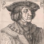 Holzschnitt von Albrecht Dürer anlässlich des Todes Maximilians 1519. © Österreichische Nationalbibliothek