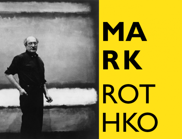 Mark Rothko vor dem Werk „No. 7“, 1960 Regina Bogat zugeschriebenes Foto © 2005 Kate Rothko Prizel & Christopher Rothko, Bildrecht, Wien, 2019