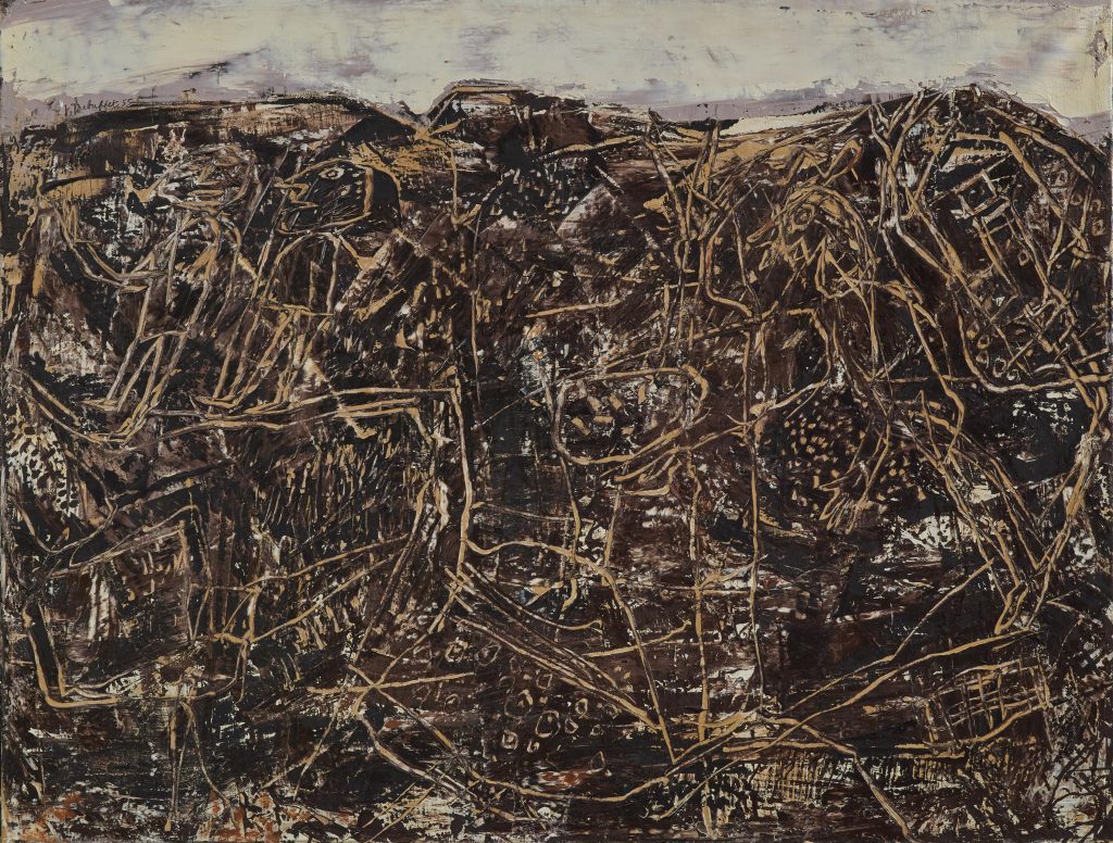 Jean Dubuffet Bon Espoir (Paysage avec personnages) 1955