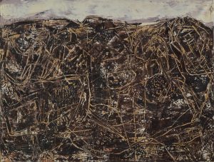 Jean Dubuffet Bon Espoir (Paysage avec personnages) 1955