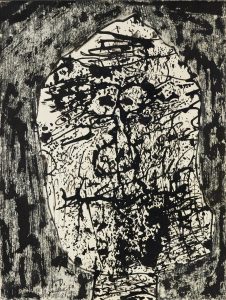 Jean Dubuffet, Tête, 1960