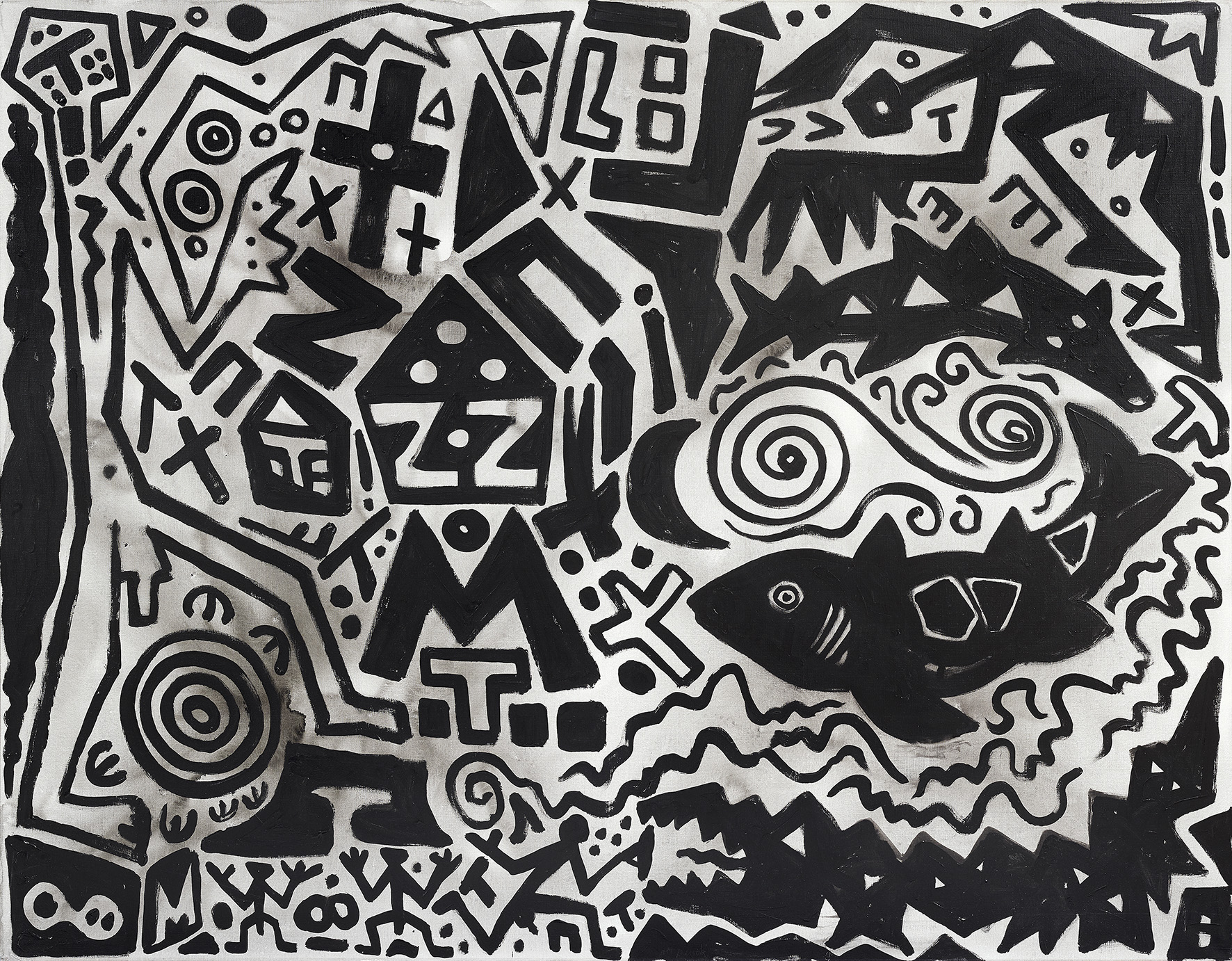 A. R. Penck, Kreislauf der Spiele, 2005