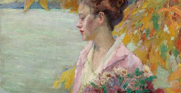 Edward Cucuel (1875–1951), Herbstspaziergang (Autumn walk), around 1930, oil on canvas, 69.5 x 50 cm, estimate €40,000 – 60,000