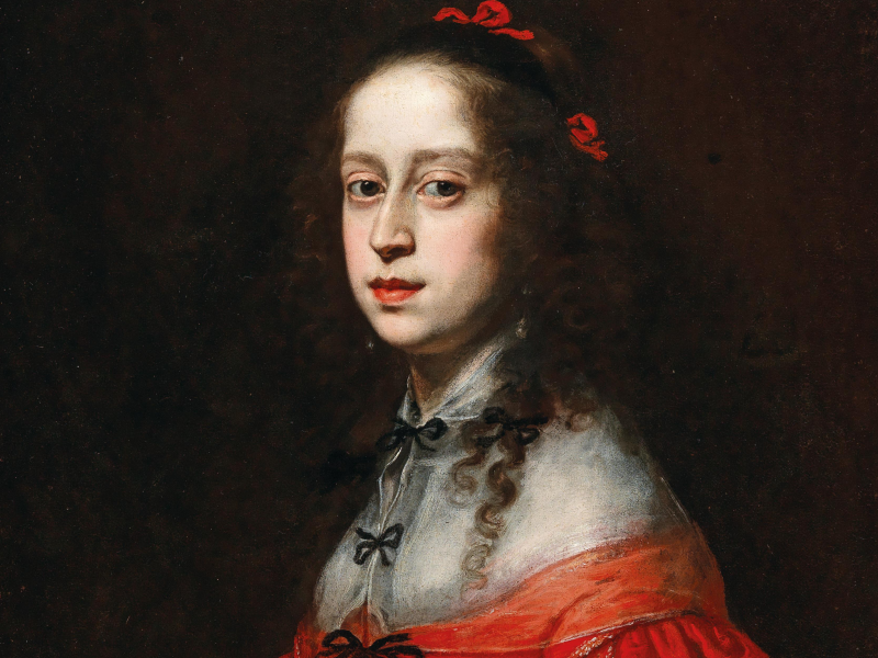 Justus Sustermans (Antwerp 1597–1681 Florence), Portrait of Maria Leopoldine von Habsburg-Tirol, Holy Roman Empress (1632–1649), oil on canvas, 72 x 58 cm, estimate €60,000 – 80,000