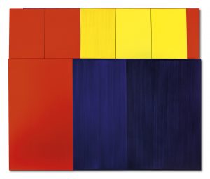 Imi Knoebel Ich Nicht XI, 2006 Acryl auf Aluminium und Acryl auf Papier, 317,5 x 373 x 8,4 cm Schätzwert € 200.000 – 250.000