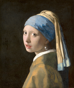 Jan Vermeer, Das Mädchen mit dem Perlohrring, um 1665 Mauritiushuis, Den Haag