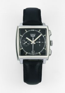 Heuer Monaco Armbanduhr mit Stoppfunktion, Referenz CS2110, um 1998, Schätzwert € 2.000–3.000, Auktion 3. Juni 2022