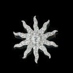 Tiffany & Co.-Brosche Lace Sunburst Altschliffbrillant ca. 2 ct Brillanten zus. ca. 8 ct Arbeit 1. Drittel 20. Jh., signiert Schätzwert € 16.000 – 24.000