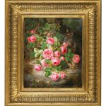 Lot 35: Josef Lauer, "Rosenstrauch", 1873, Startpreis € 15.000