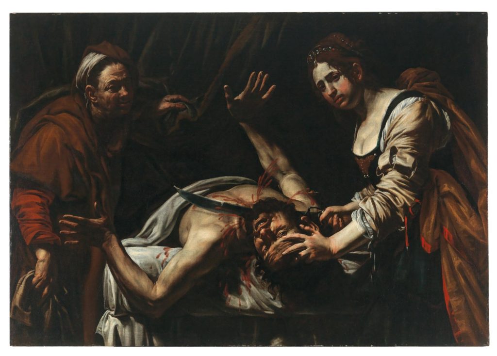Bartolomeo Mendozzi (circa 1600–after 1644?), Judith beheading Holofernes, oil on canvas, 122.5 x 175 cm, estimate €400,000 – 600,000