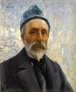 Fausto Zonaro, Selbstporträt, 1914, Öl auf Leinwand, 60,6 x 50,7 cm, erzielter Preis € 106.250