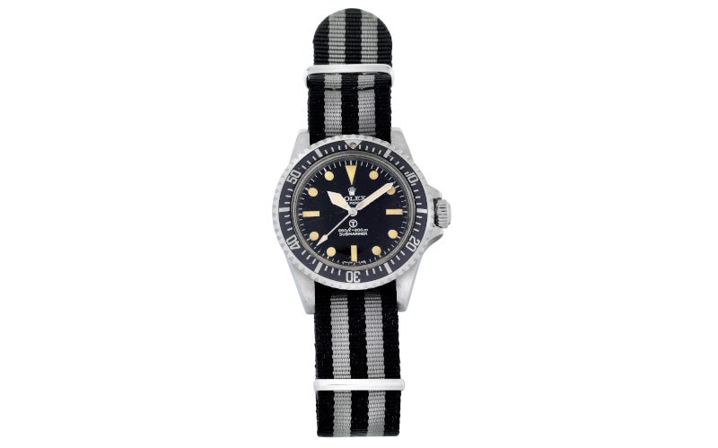 Die Agentenuhr von James Bond: Rolex Oyster Perpetual Submariner erzielter Preis € 79.600