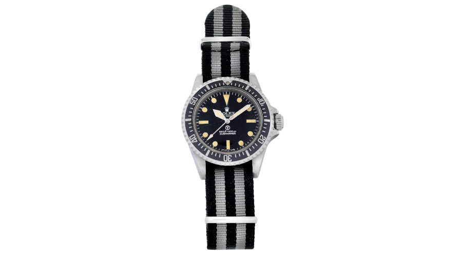 Die Agentenuhr von James Bond: Rolex Oyster Perpetual Submariner erzielter Preis € 79.600