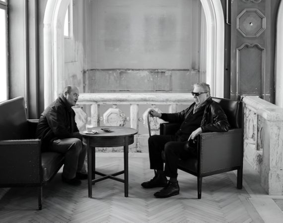 Wolfgang Maritsch im Gespräch mit Rudolf Polanszky, Foto: Privatbesitz