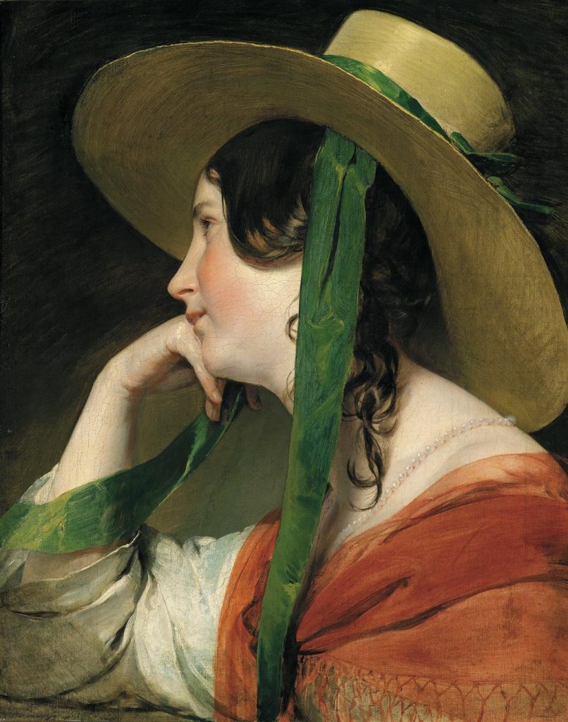 Friedrich von Amerling, Mädchen mit Strohhut Weltrekordpreis € 1.500.000