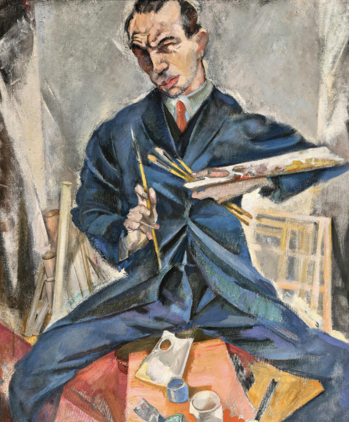 Max Oppenheimer (MOPP) Self-Portrait, c. 1933, oil on canvas, 98 x 81 cm, estimate €160,000 – 220,000