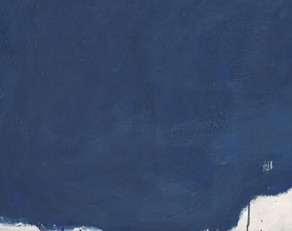 Arnulf Rainer, Blaue Übermalung, 1956 Öl auf Leinwand, 70 x 110 cm Schätzwert € 130.000 – 220.000