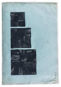 Carl Andre, Untitled, 1972, enamel on paper applied on cardboard, 34.5 x 23.5 cm, estimate €15,000 – 20,000