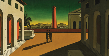 Giorgio de Chirico Piazza d’Italia, 1954 Öl auf Leinwand, 50 x 71 cm
