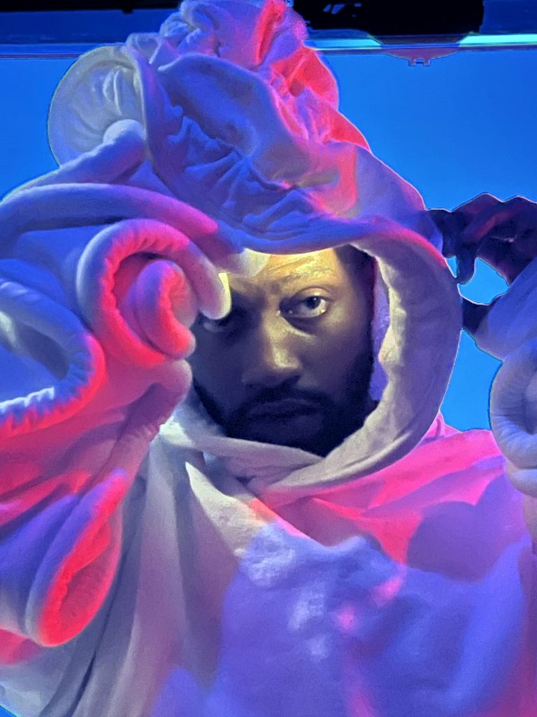 Eva Davidova, Audience As Virus (2025), with EY Intelligent Realities Lab and Vinson Fraley. Photo by © Manuela Lourenço for CultureHub NY (2025)