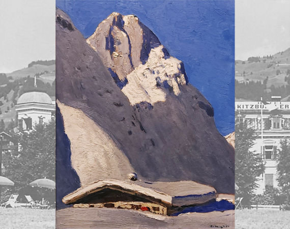 Alfons Walde (1891–1958) Maukalm mit Lärcheggspitze, Wilder Kaiser Öl auf Karton, 57 x 45 cm Schätzwert € 260.000 – 380.000
